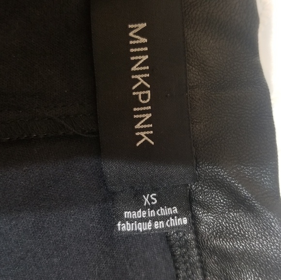 Minkpink faux leather short shorts - Picture 4 of 5